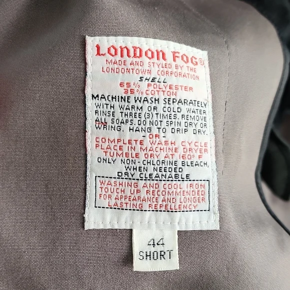 Vintage London Fog Trench Coat - Picture 4 of 5